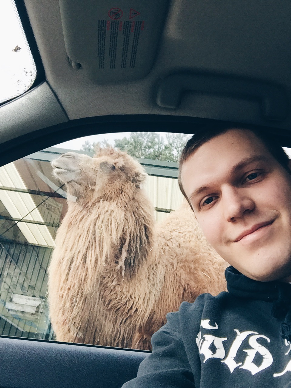 Sam Selfie met kameel