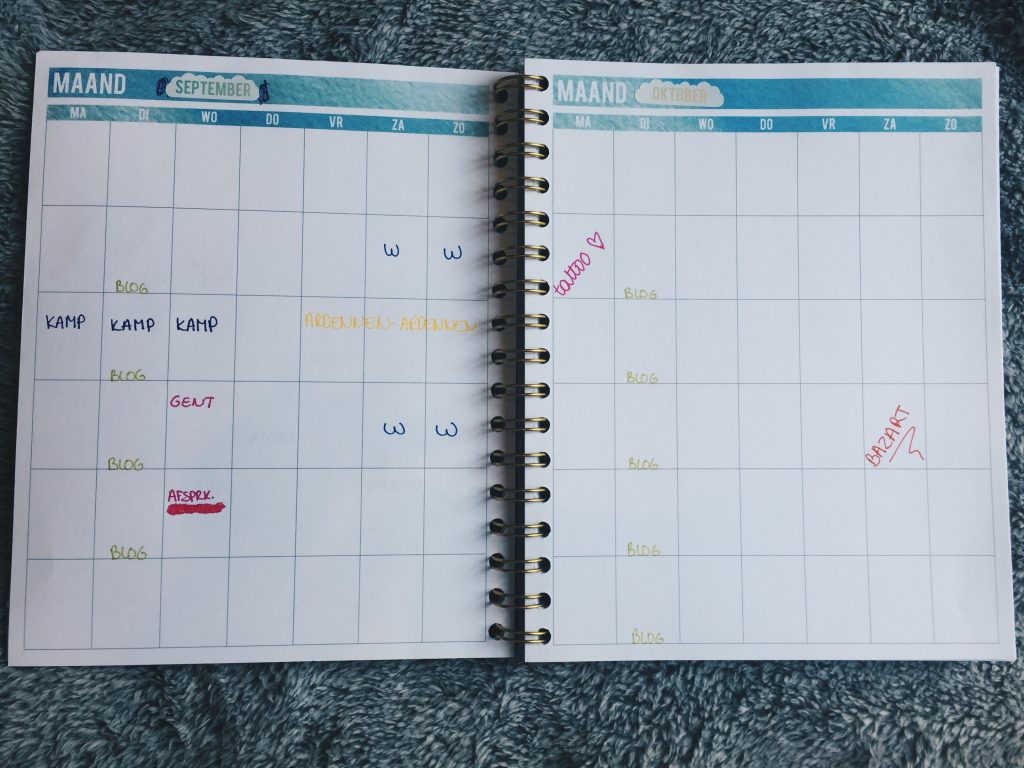 maandplanner